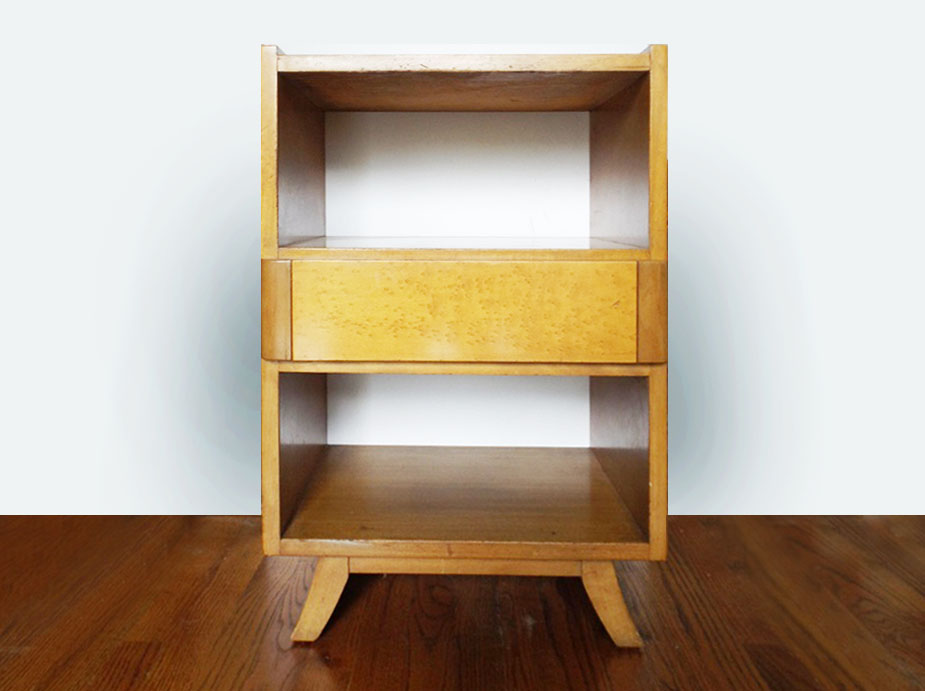 1940's Rway Birdseye Maple Nightstand by Eliel Saarinen EBTH